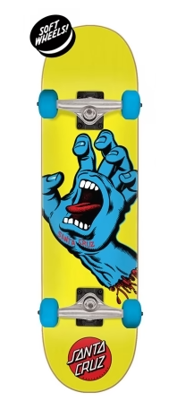 Santa Cruz Screaming Hand Mini Skateboard Complete